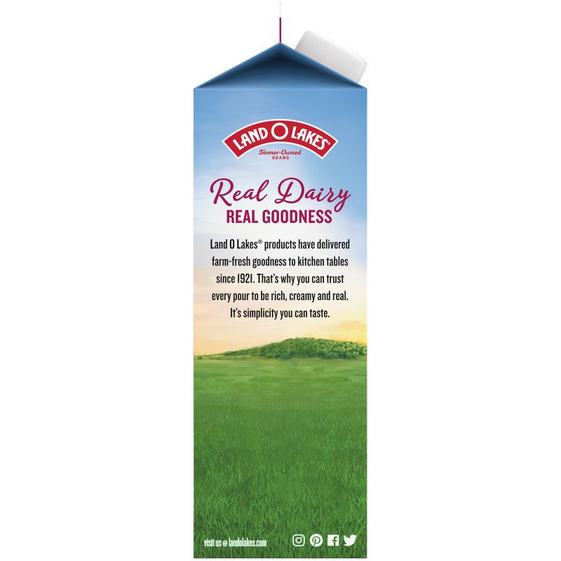 slide 10 of 10, Land O'Lakes Creamers Land O Lakes Half & Half - 1qt, 1 qt