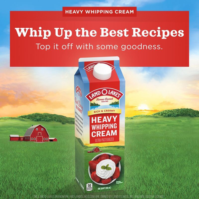 slide 9 of 9, Land O'Lakes Creamers Land O Lakes Heavy Whipping Cream - 1pt, 1 pint