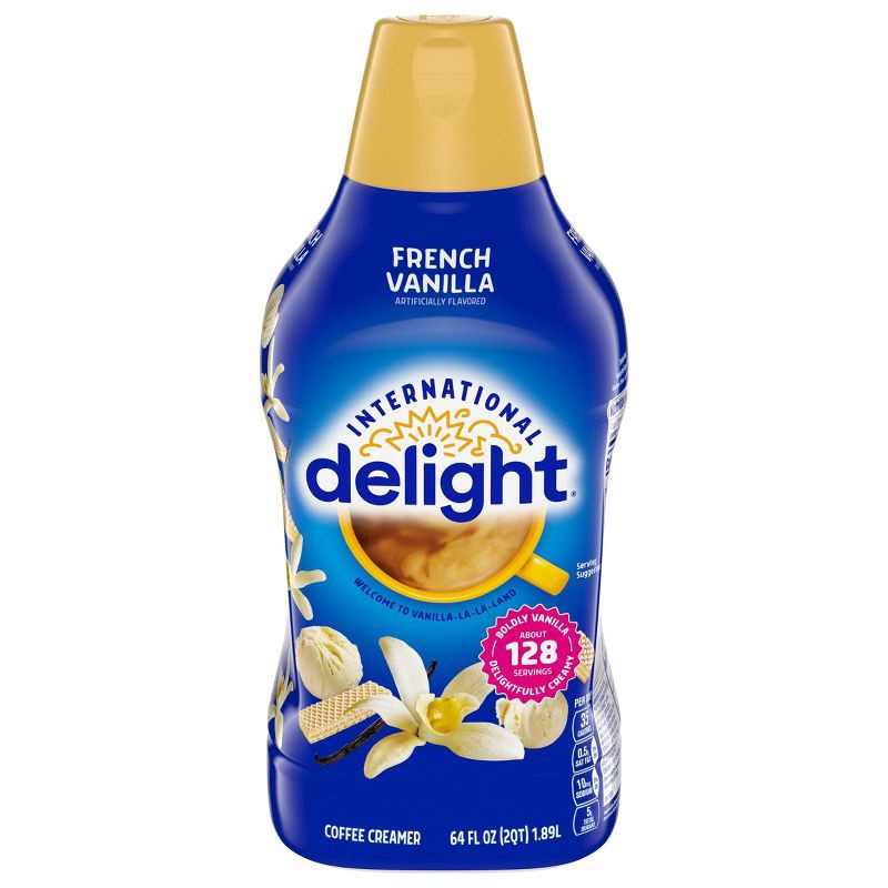 slide 4 of 13, International Delight French Vanilla Coffee Creamer - 0.5gal Bottle, 1/2 gal