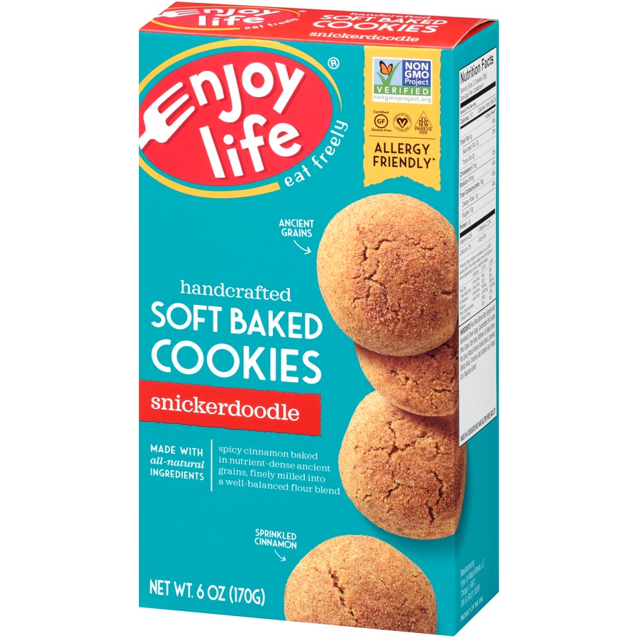 slide 8 of 8, Enjoy Life Snickerdoodle Soft Baked Cookies, 1 ct