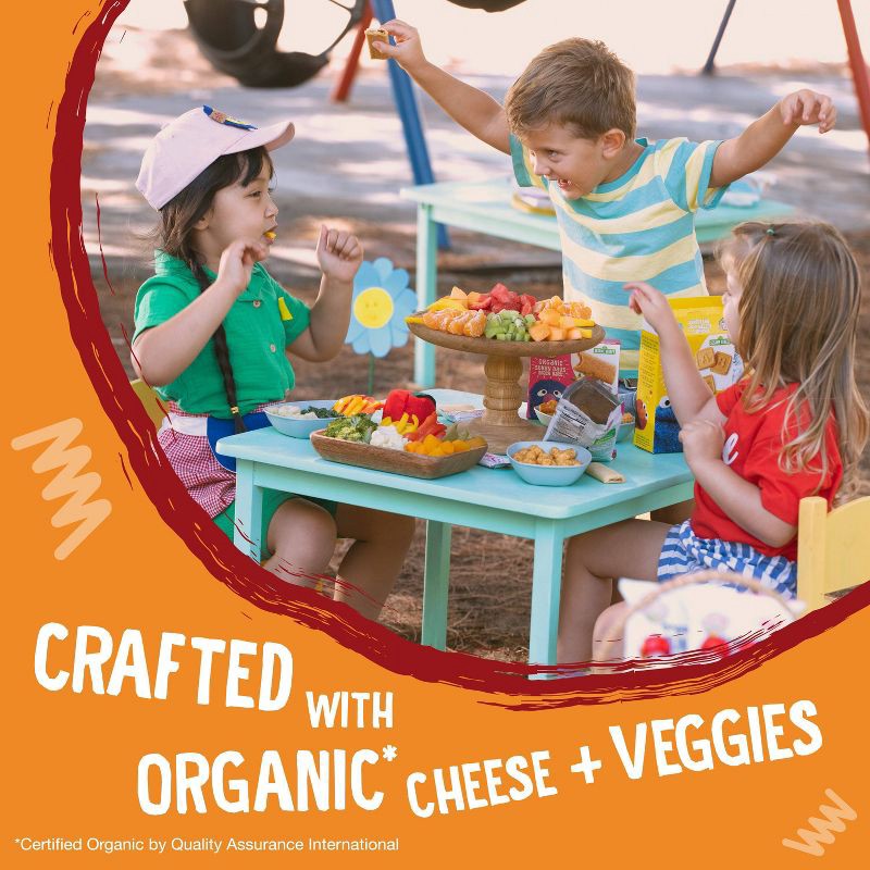 slide 4 of 10, Earth's Best Organic Veggie Cheddar Puffs Baby & Toddler Snacks Sesame Street - 1.55oz, 1.55 oz