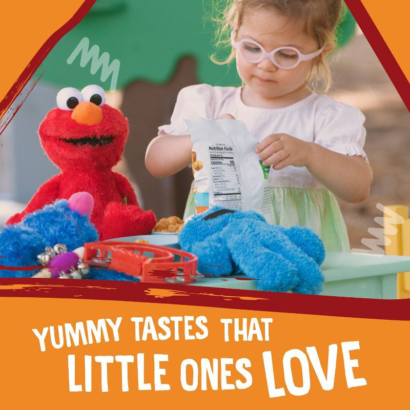 slide 6 of 10, Earth's Best Organic Veggie Cheddar Puffs Baby & Toddler Snacks Sesame Street - 1.55oz, 1.55 oz