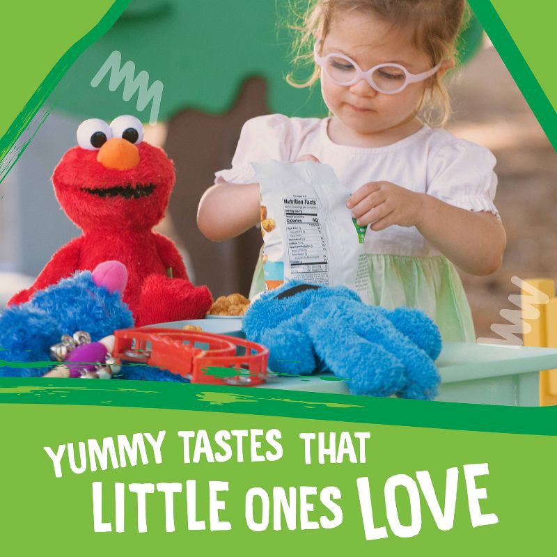 slide 6 of 10, Earth's Best Organic Veggie Puffs Baby Snacks Baby & Toddler Snacks Sesame Street - 1.55oz, 1.55 oz
