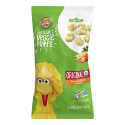 Earth's Best Organic Veggie Puffs Baby Snacks Baby & Toddler Snacks Sesame Street - 1.55oz