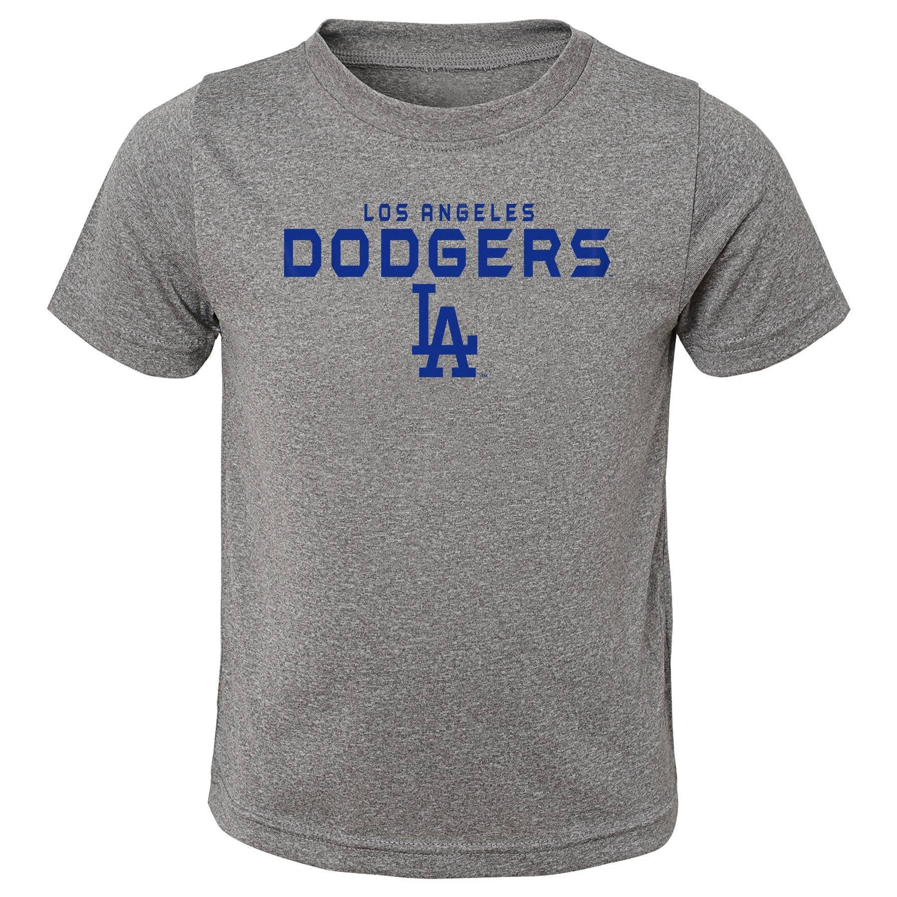 slide 1 of 1, MLB Los Angeles Dodgers Boys' Performance T-Shirt - XL, 1 ct