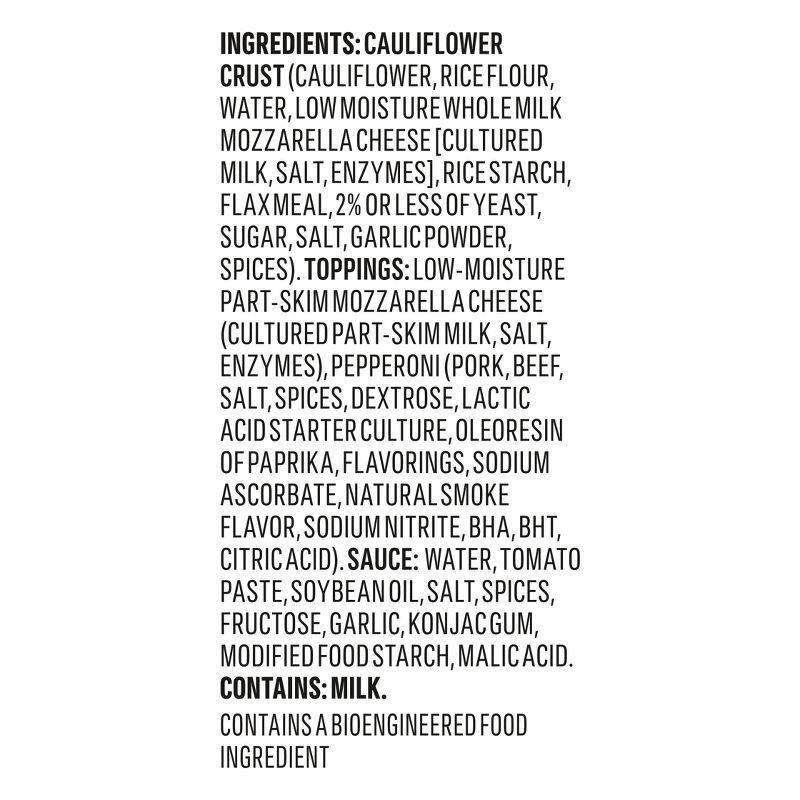 slide 7 of 8, Vital Pursuit Frozen Cauliflower Crust Pepperoni Gluten Free Pizza - 6oz, 6 oz