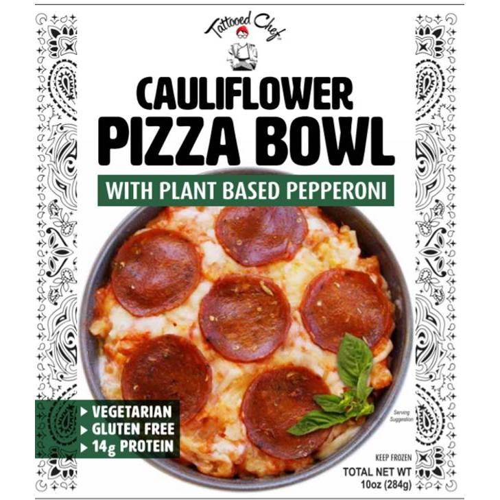 Tattooed Chef Frozen Gluten Free Cauliflower Pizza Bowl 10 oz Shipt