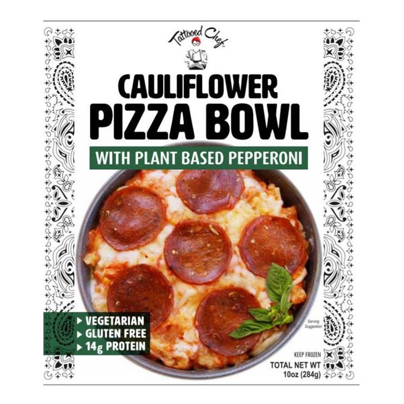 slide 1 of 1, Tattooed Chef Frozen Gluten Free Cauliflower Pizza Bowl - 10oz, 10 oz