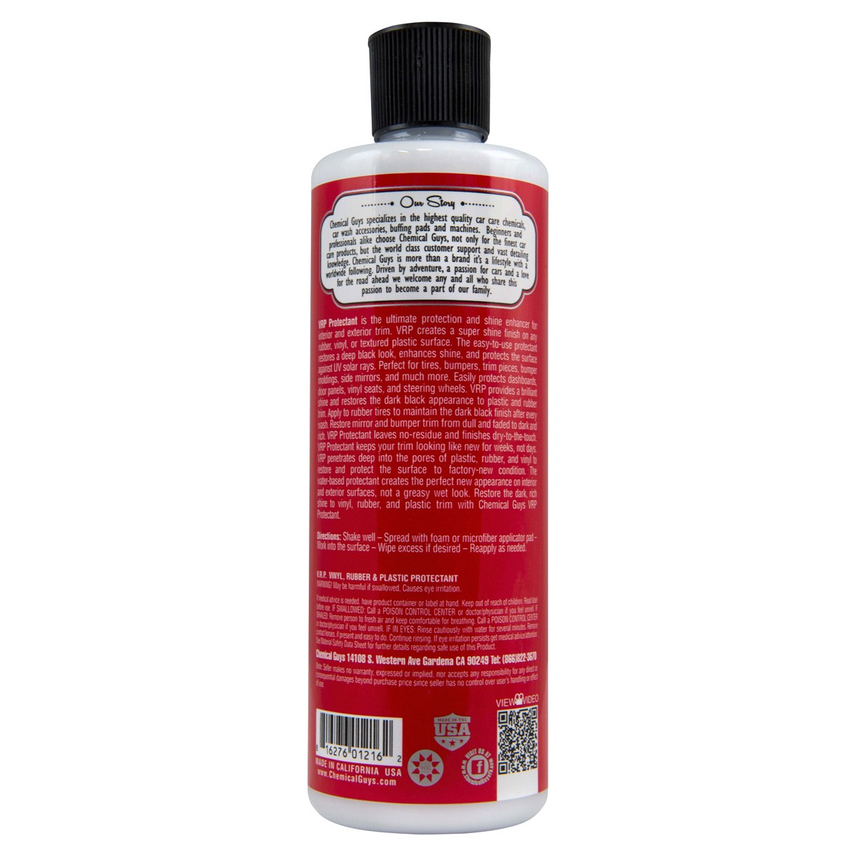 slide 2 of 2, Chemical Guys Vinyl + Rubber + Plastic Protectant 16 fl oz, 16 fl oz