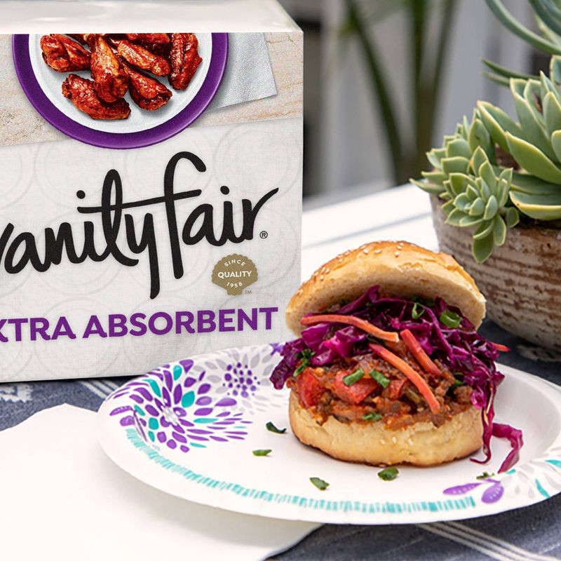 slide 3 of 10, Vanity Fair Extra Absorbent 2-Ply Napkins - 160ct, 160 ct