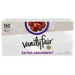 Vanity Fair Extra Absorbent 2-Ply Napkins - 160ct