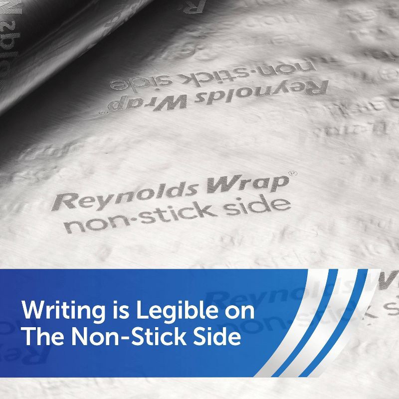 slide 5 of 9, Reynolds Wrap Non-Stick Aluminum Foil - 130 sq ft, 130 sq ft