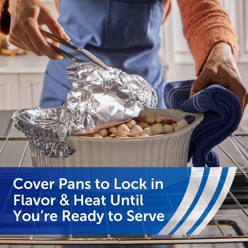 slide 7 of 9, Reynolds Wrap Non-Stick Aluminum Foil - 130 sq ft, 130 sq ft