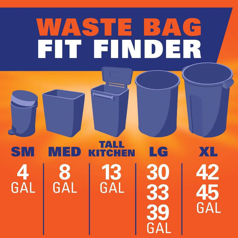 slide 8 of 9, Hefty Ultra Strong Fabuloso Tall Kitchen Trash Bags - 13gal/50ct, 13 gal, 50 ct