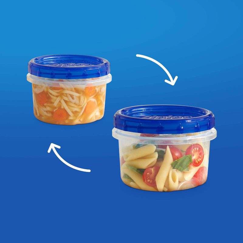 Ziploc Twist N Loc Small Container, 16 OZ (Pack - 3)