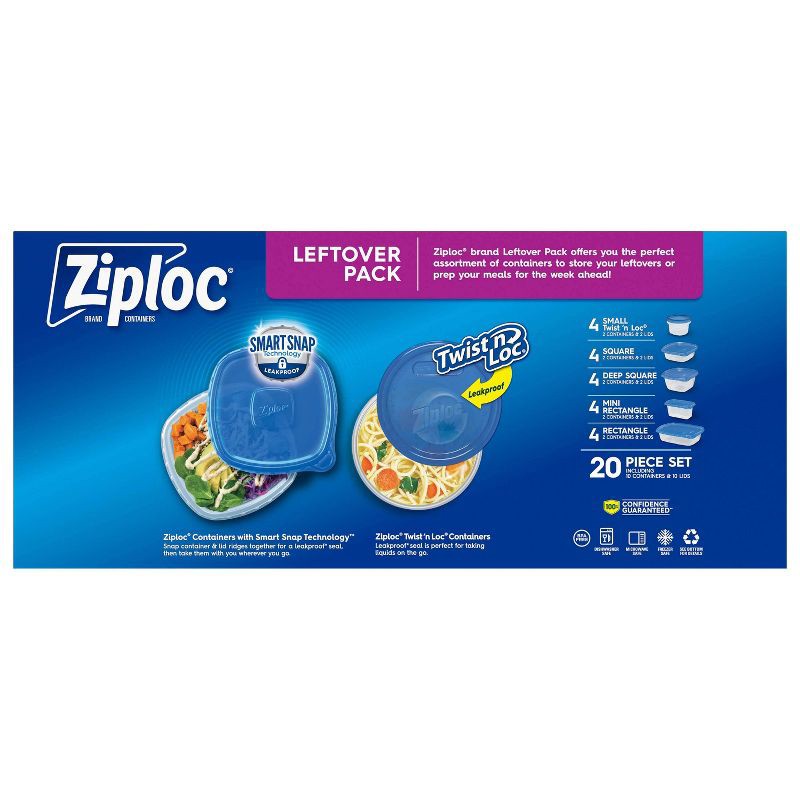 Ziploc® Starter Set Containers Variety Pack 7 Ct. Box, Shop