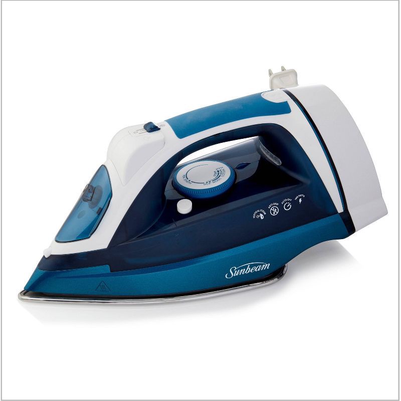 slide 1 of 9, Sunbeam 1600W Retractable Cord Iron, 1 ct