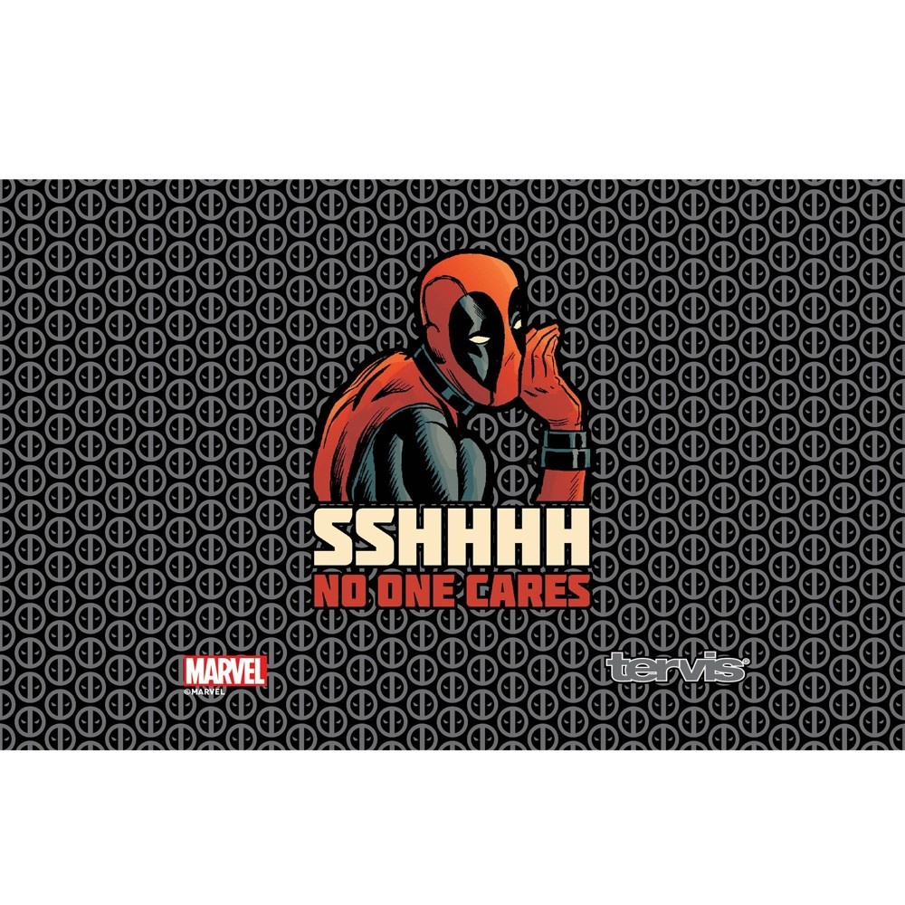 slide 2 of 3, Tervis Deadpool Shh No One Cares Stainless Steel Tumbler with Lid, 20 oz