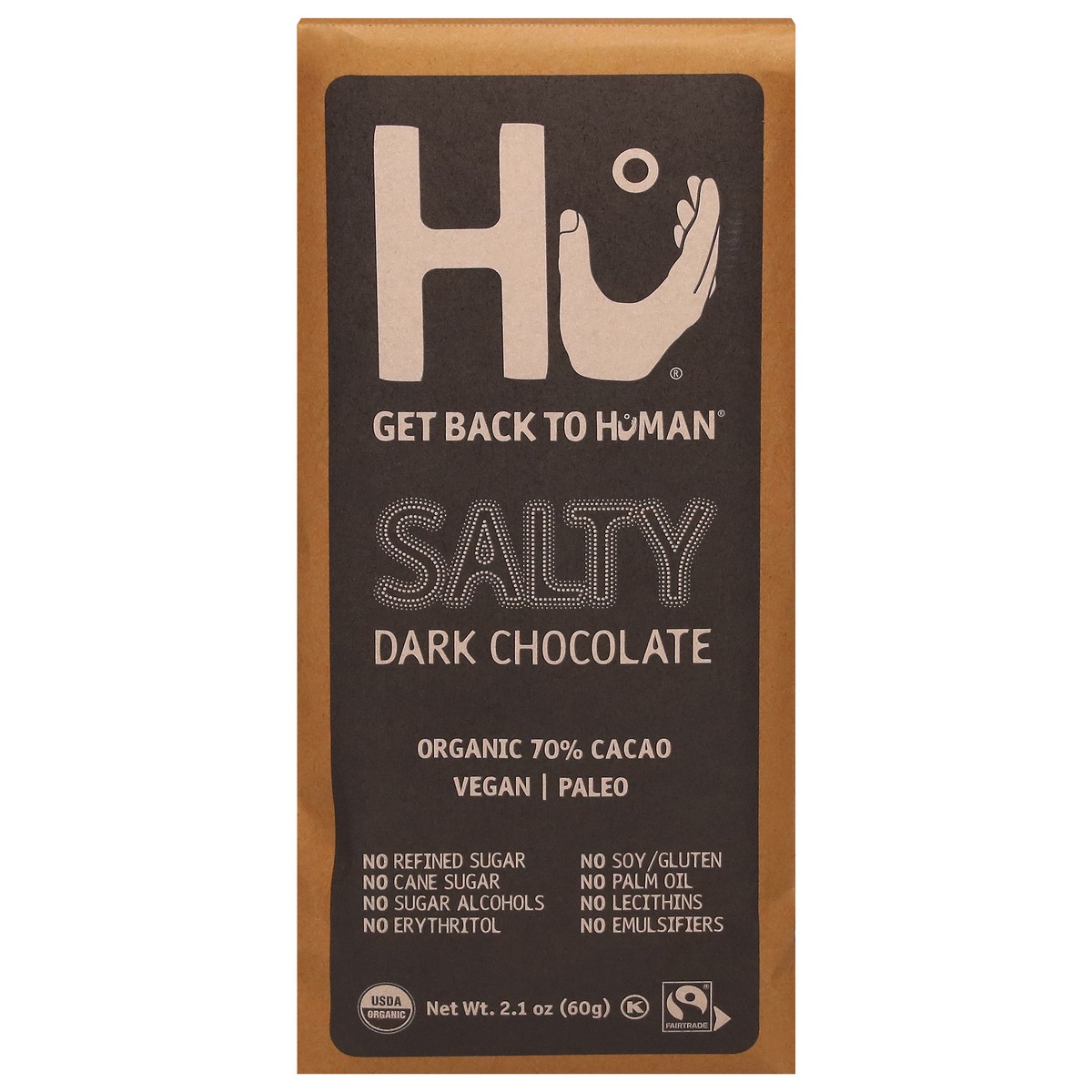 slide 1 of 9, Hu Salty Dark Chocolate 2.1 oz, 2.1 oz