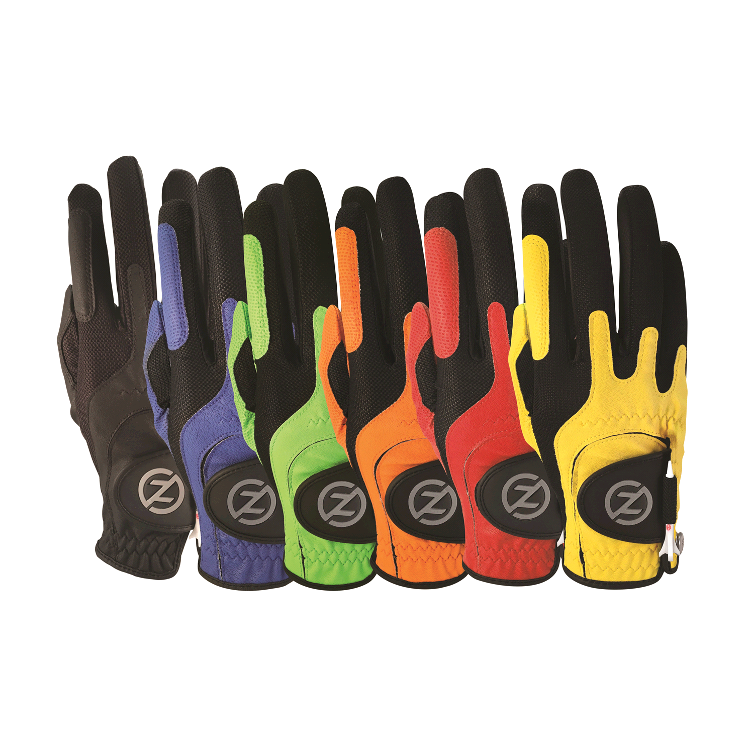 slide 1 of 2, Zero Friction Men's Right Hand Compression-Fit Synthetic Golf Glove Multipack, Universal Fit One Size, One Size