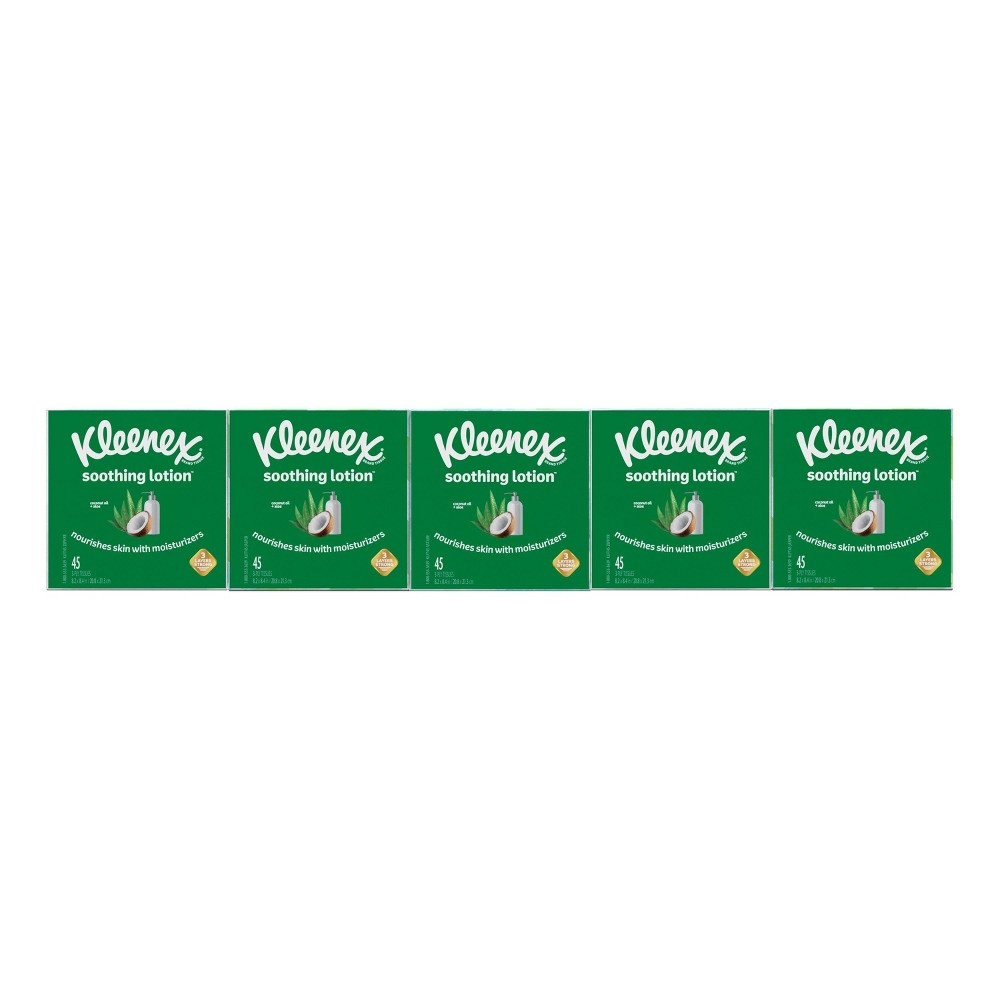 slide 9 of 10, Kleenex Soothing Lotion Facial Tissue - 10pk/45ct, 450 ct