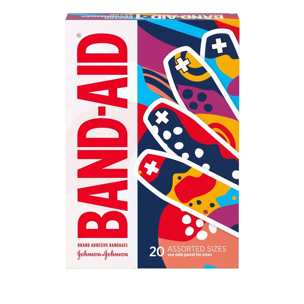 slide 6 of 6, Band-Aid Designer Bandages, 20 ct