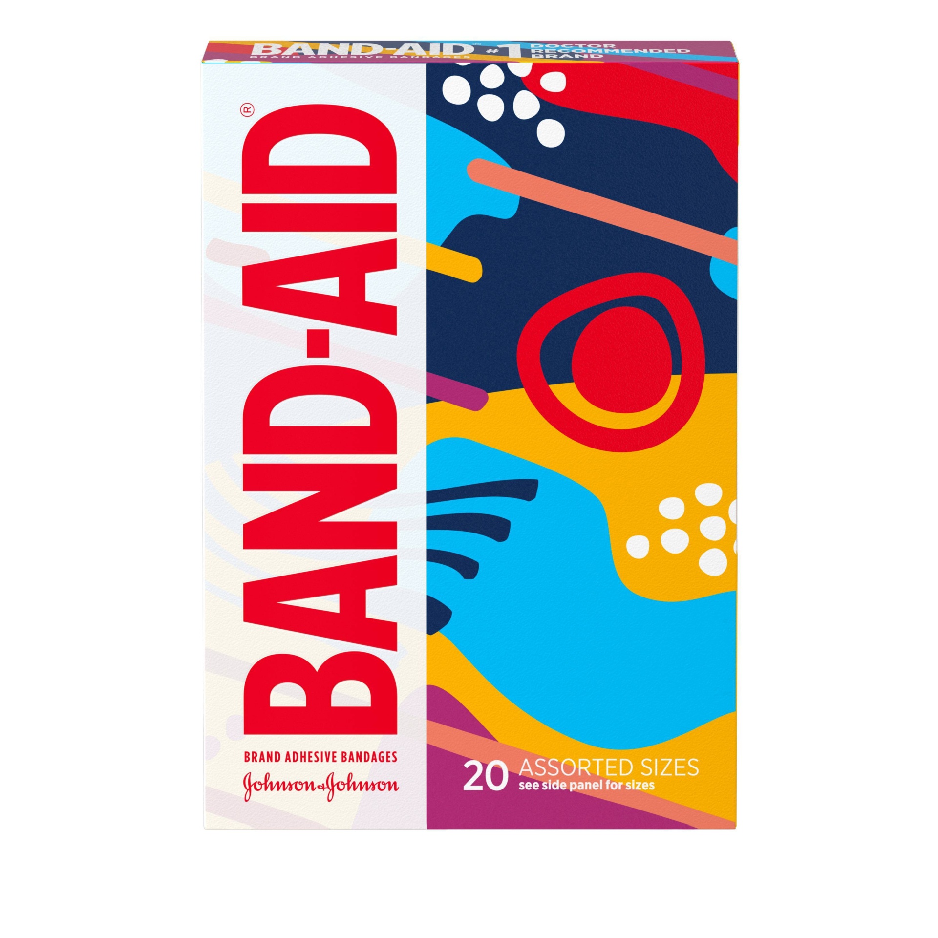 slide 1 of 6, Band-Aid Designer Bandages, 20 ct