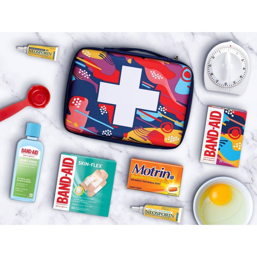 slide 2 of 3, Band-Aid Build Your Own First Aid Kit Designer Bag, 1 ct