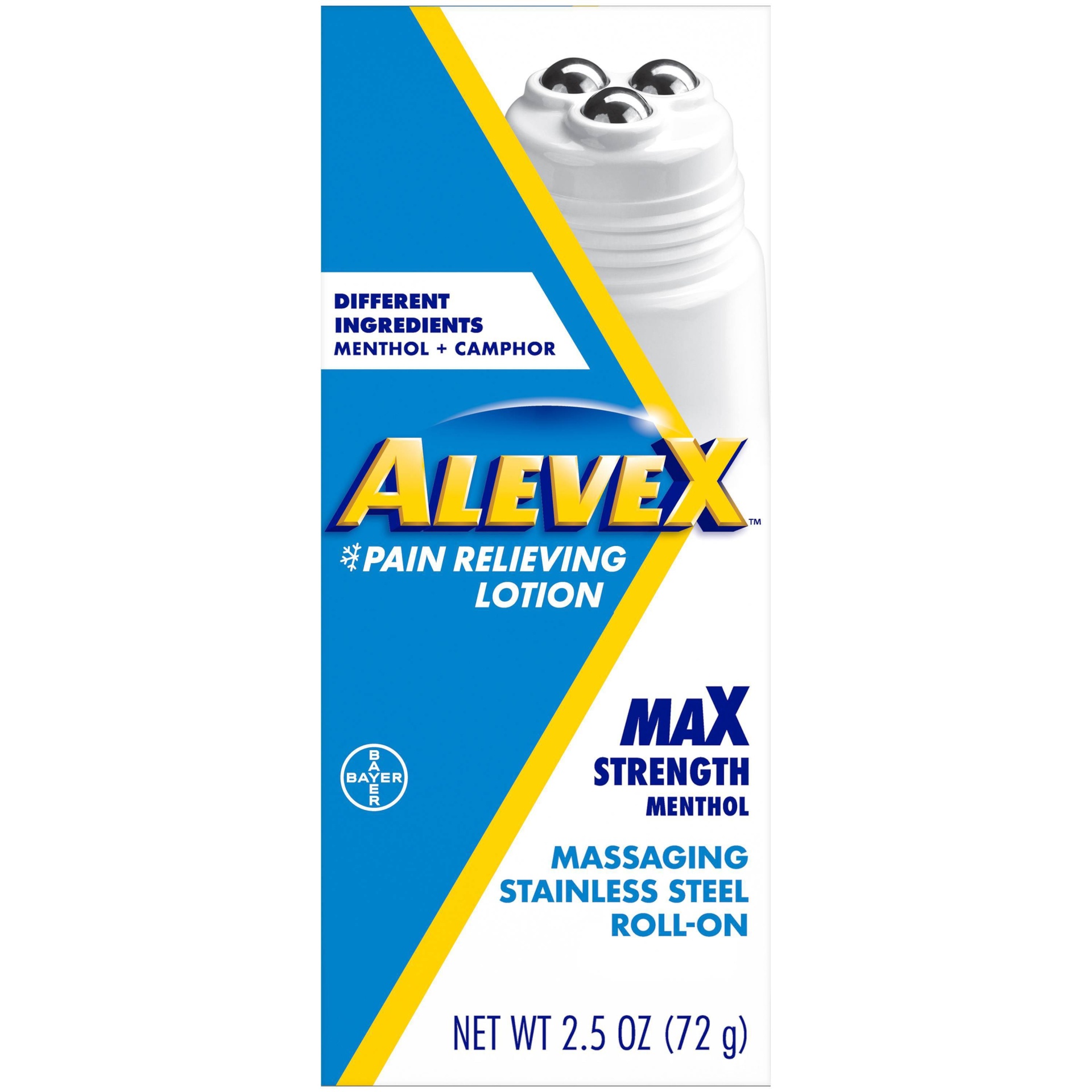 slide 1 of 4, AleveX Pain Reliever Rollerball Topical - 2.5oz, 2.5 oz