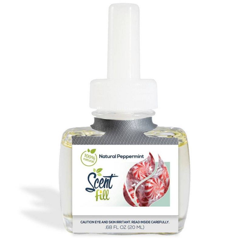 slide 1 of 6, Scent Fill Oil Plugin Refill - Peppermint Scented - 0.68 fl oz, 0.68 fl oz