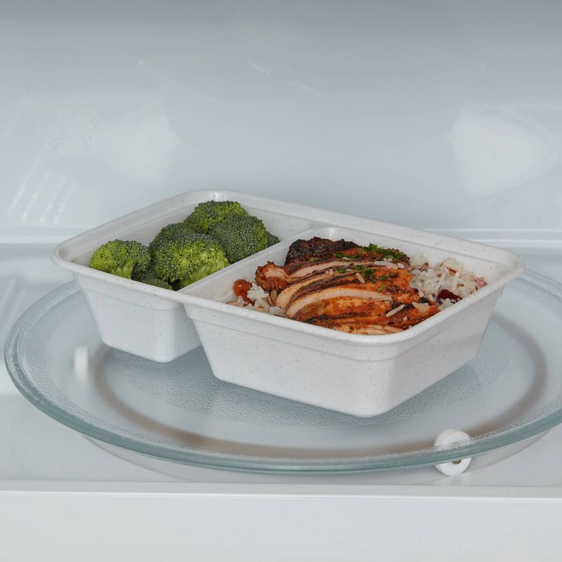 slide 6 of 8, Simply Green Divided Meal Prep Containers - 10pk, 10 ct