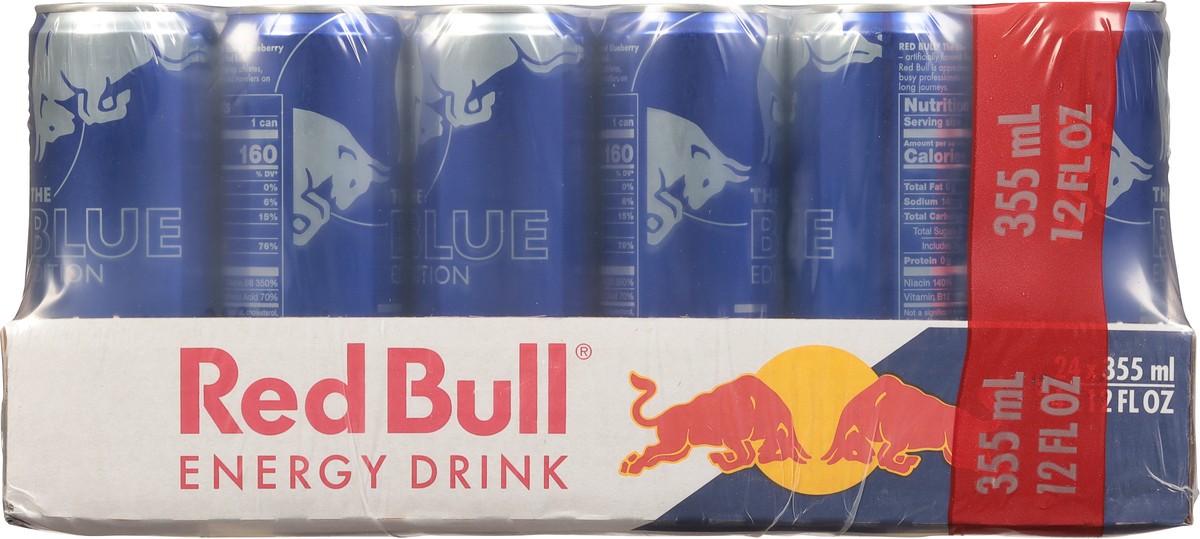 slide 9 of 9, Red Bull Energy Drink, Blueberry, 24 ct