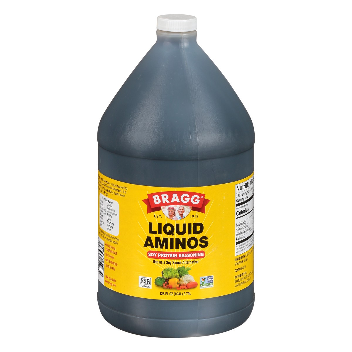 slide 13 of 13, Bragg Liquid Aminos 128 oz, 128 fl oz