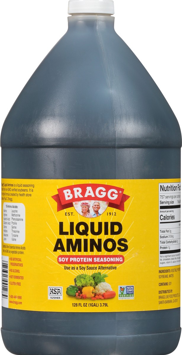 slide 6 of 13, Bragg Liquid Aminos 128 oz, 128 fl oz