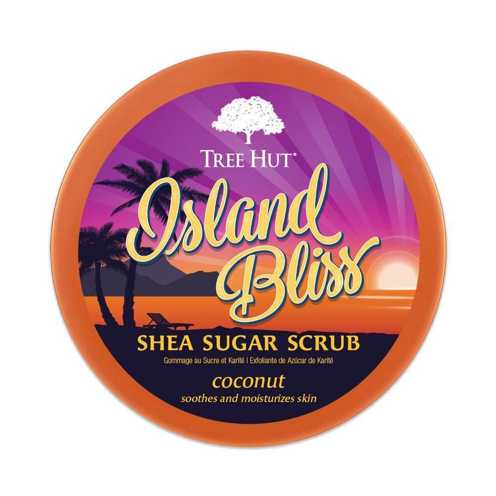 slide 3 of 5, Tree Hut Island Bliss Shea Sugar Scrub, 18 oz
