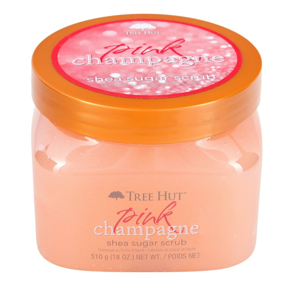 slide 2 of 5, Tree Hut Pink Champagne Shea Sugar Scrub, 18 oz