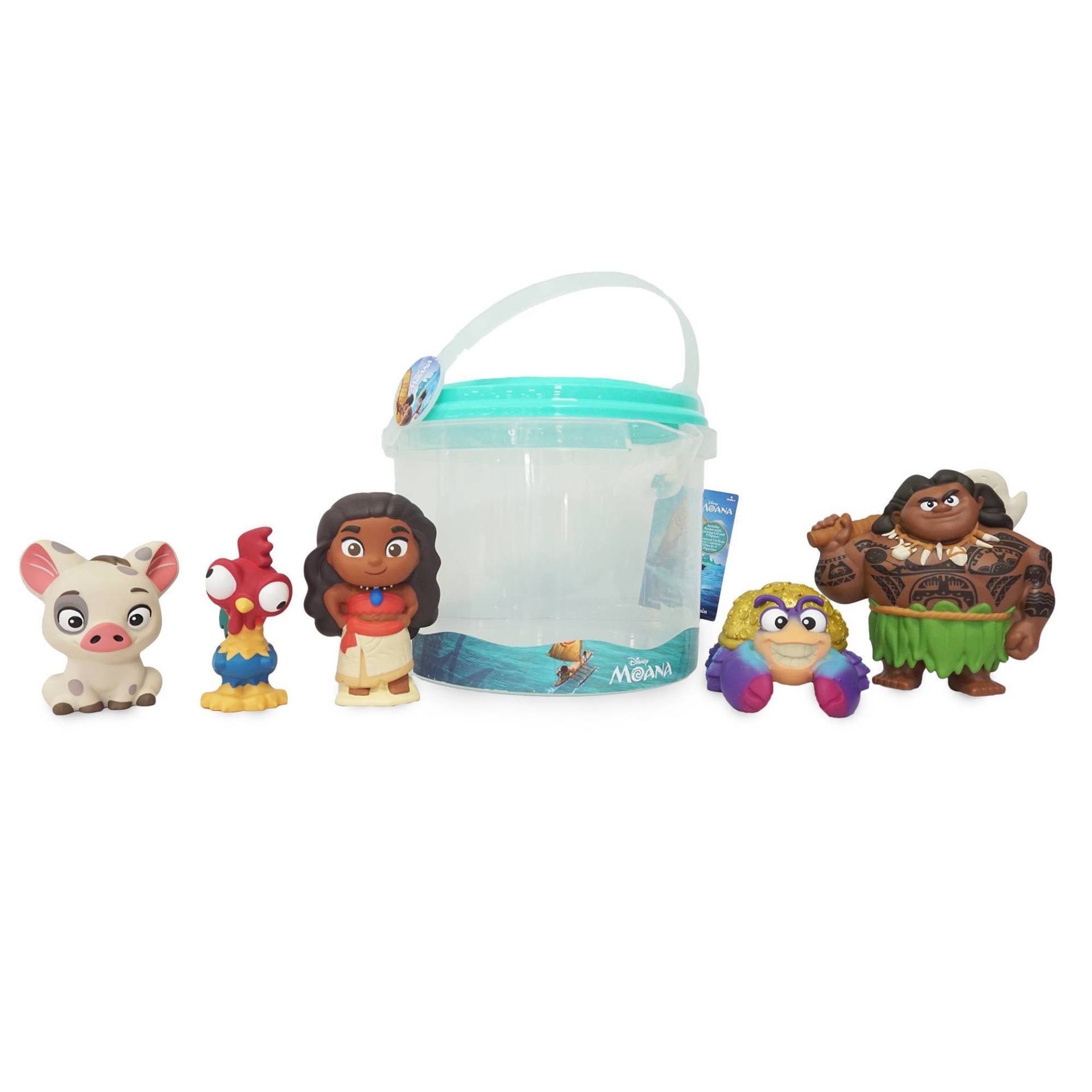 slide 1 of 4, Disney Moana Bath Toy Set - Disney store, 1 ct