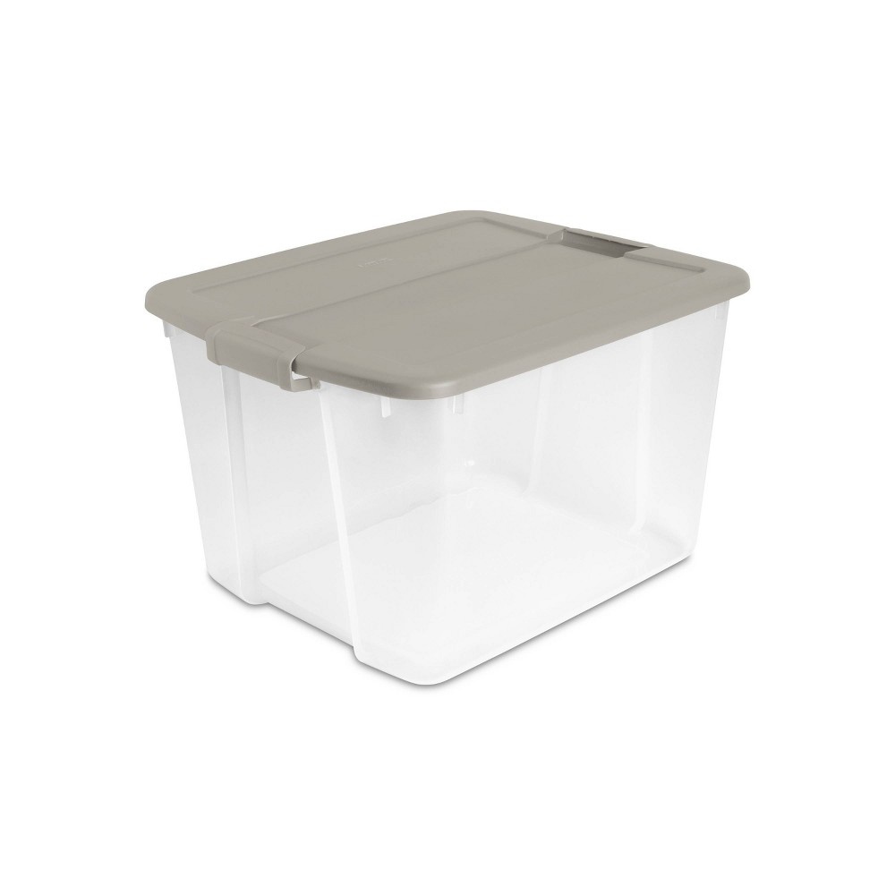 70qt Clear Storage Box With White Lid - Room Essentials™ : Target