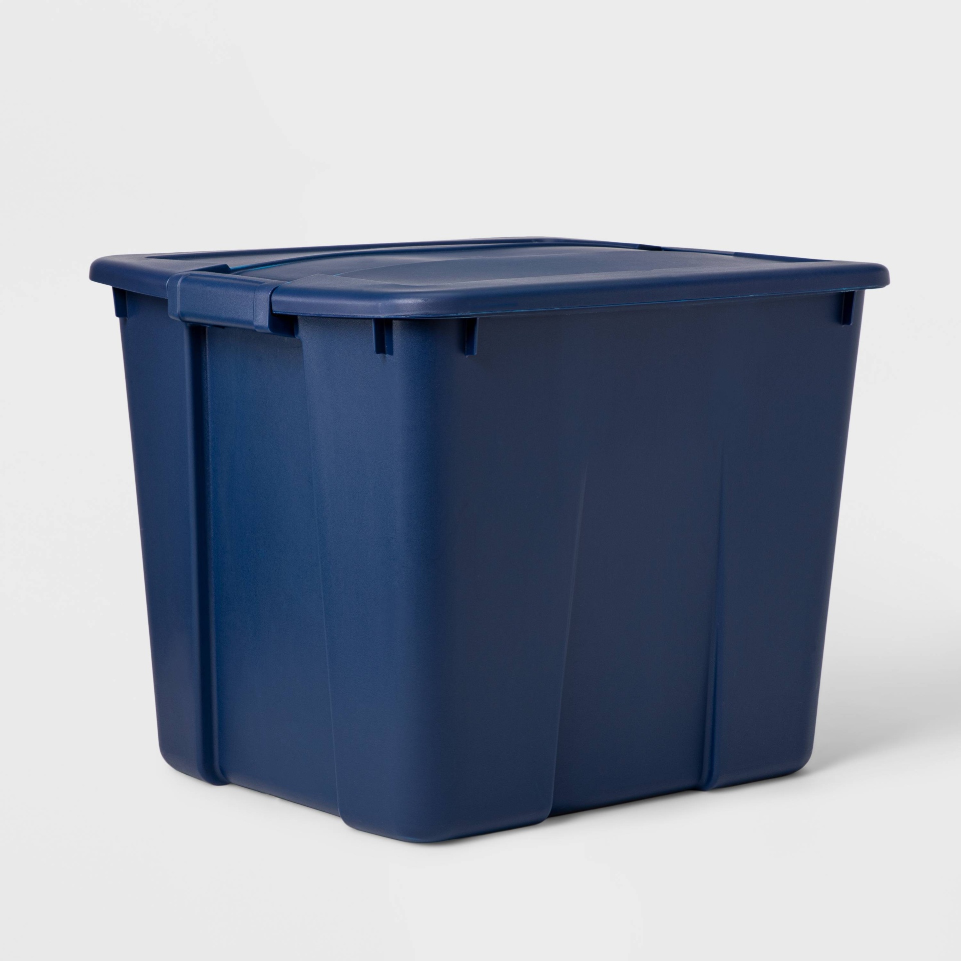 slide 1 of 9, Latching Tote Navy - Room Essentials, 20 gal