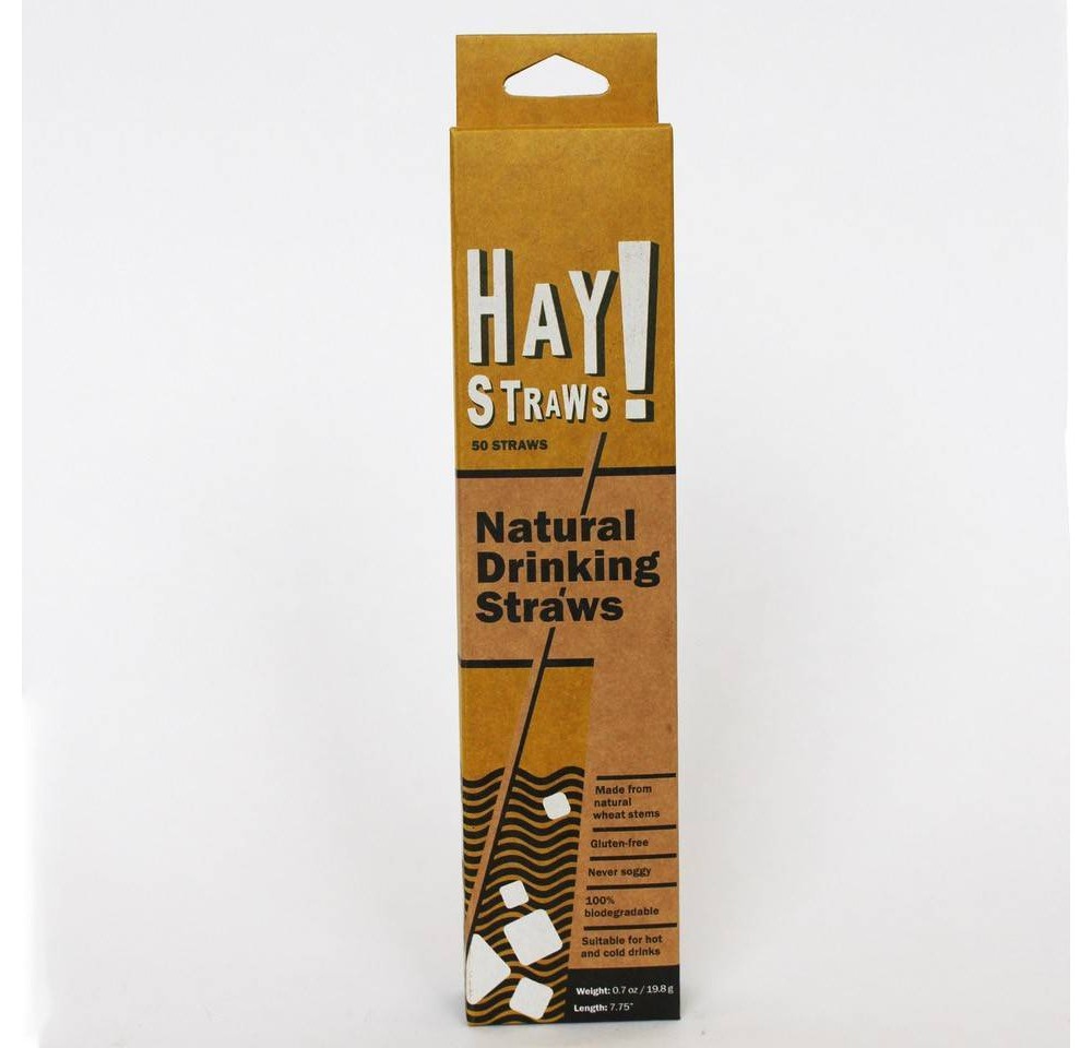 slide 2 of 4, HAY! Straws Drinking Straw, 50 ct