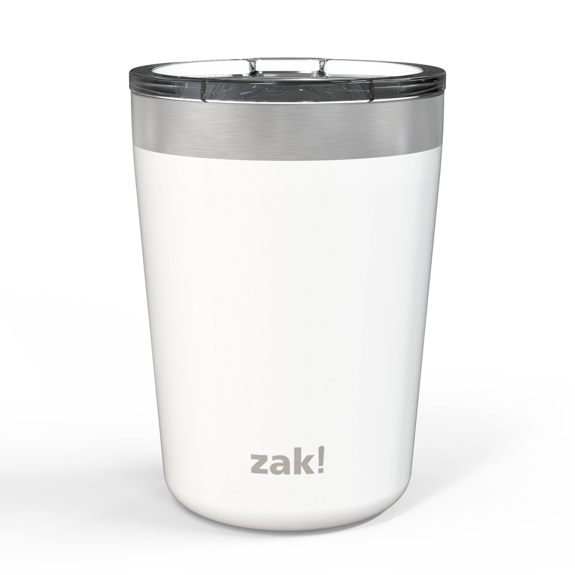  Zak! Designs 12oz Double Wall Stainless Steel Tumbler, Black