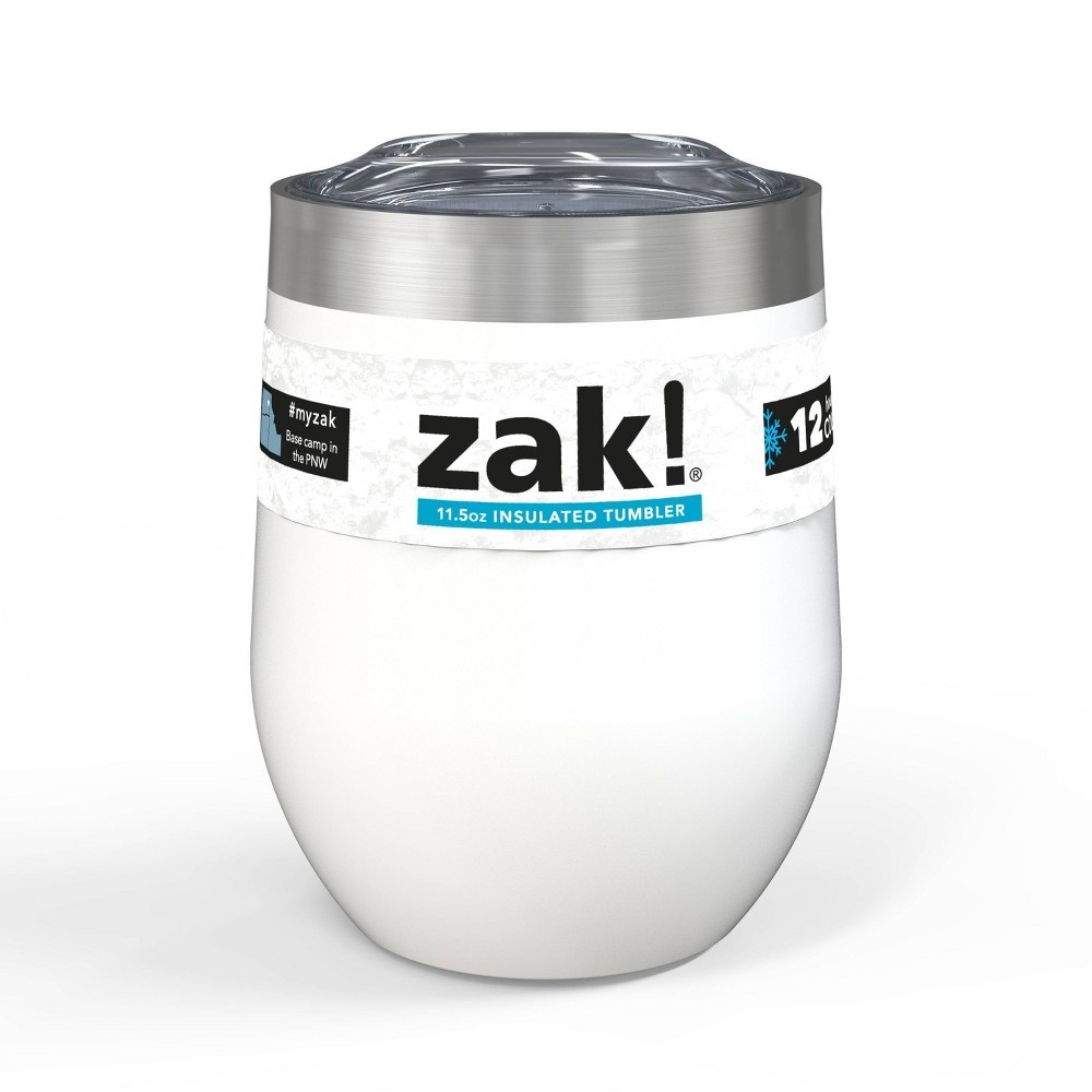 ZAK! Stainless Steel Vacuum Insulated Tumbler - 11.5 Oz - 12 Hours Cold -  NEW