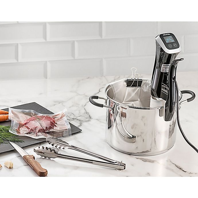 slide 3 of 4, Gourmia Sous Vide Pod with Timer - Black, 1 ct