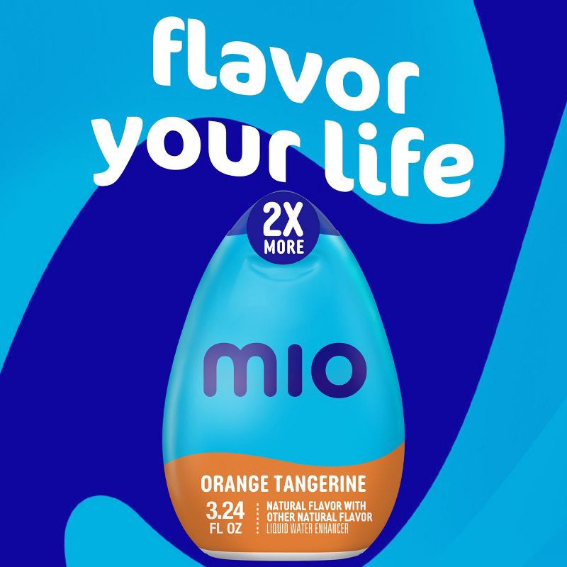 slide 5 of 10, MiO Orange Tangerine Liquid Water Enhancer - 3.24 fl oz Bottle, 3.24 fl oz