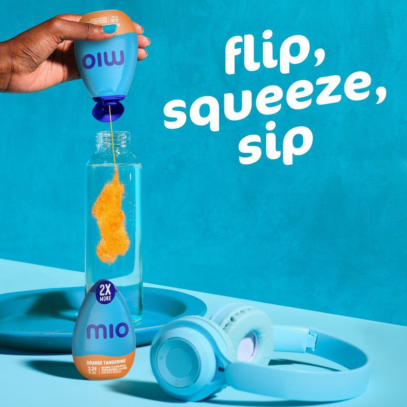 slide 9 of 10, MiO Orange Tangerine Liquid Water Enhancer - 3.24 fl oz Bottle, 3.24 fl oz