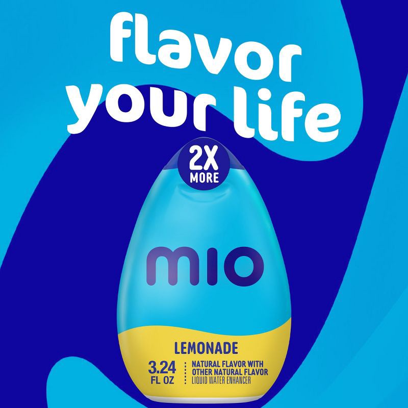 slide 5 of 10, MiO Lemonade Liquid Water Enhancer - 3.24 fl oz Bottle, 3.24 fl oz