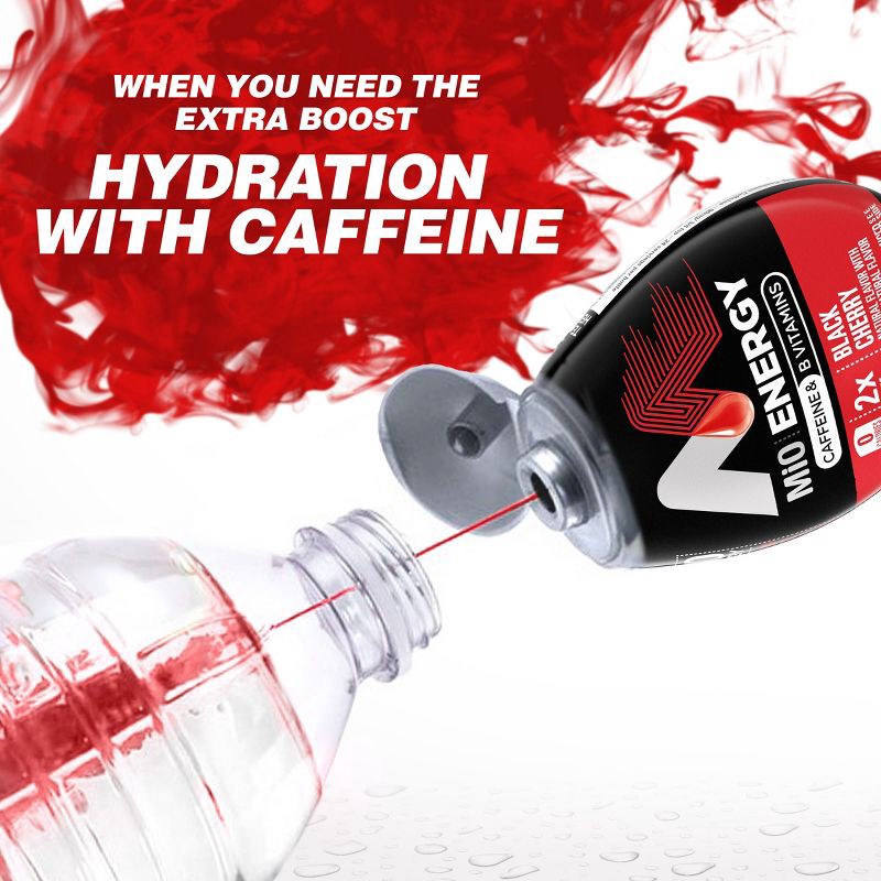 slide 7 of 12, MiO Energy Black Cherry Liquid Water Enhancer - 3.24 fl oz Bottle, 3.24 fl oz