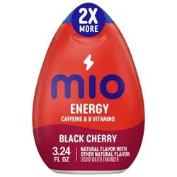 MiO Energy Black Cherry Water Enhancer - 3.24 fl oz Bottle