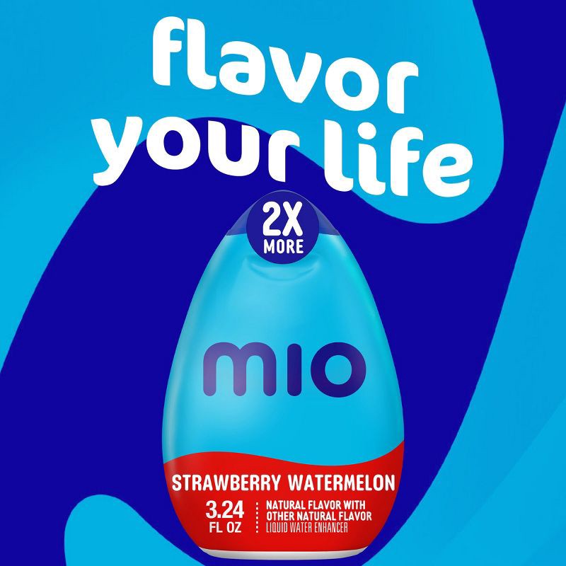 slide 5 of 10, MiO Strawberry Watermelon Liquid Water Enhancer - 3.24 fl oz Bottle, 3.24 fl oz