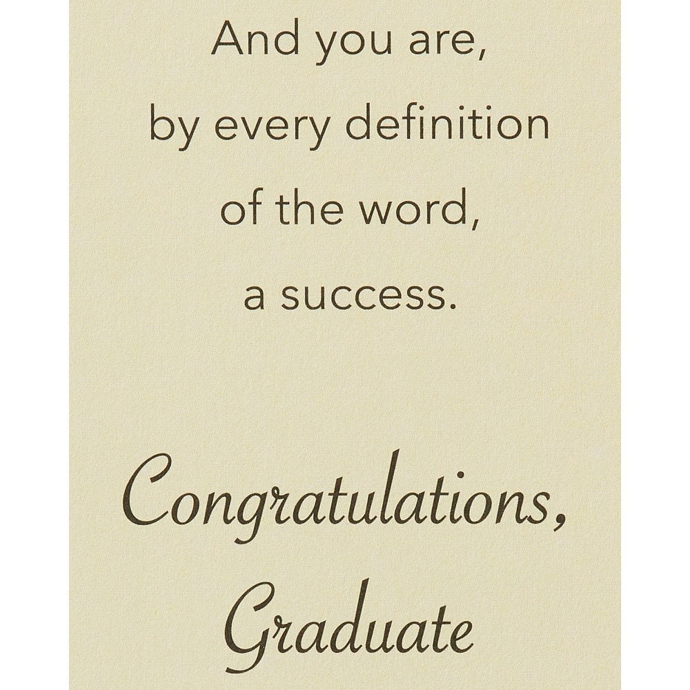 slide 4 of 6, Carlton Cards Graduation Card 'Success', 1 ct